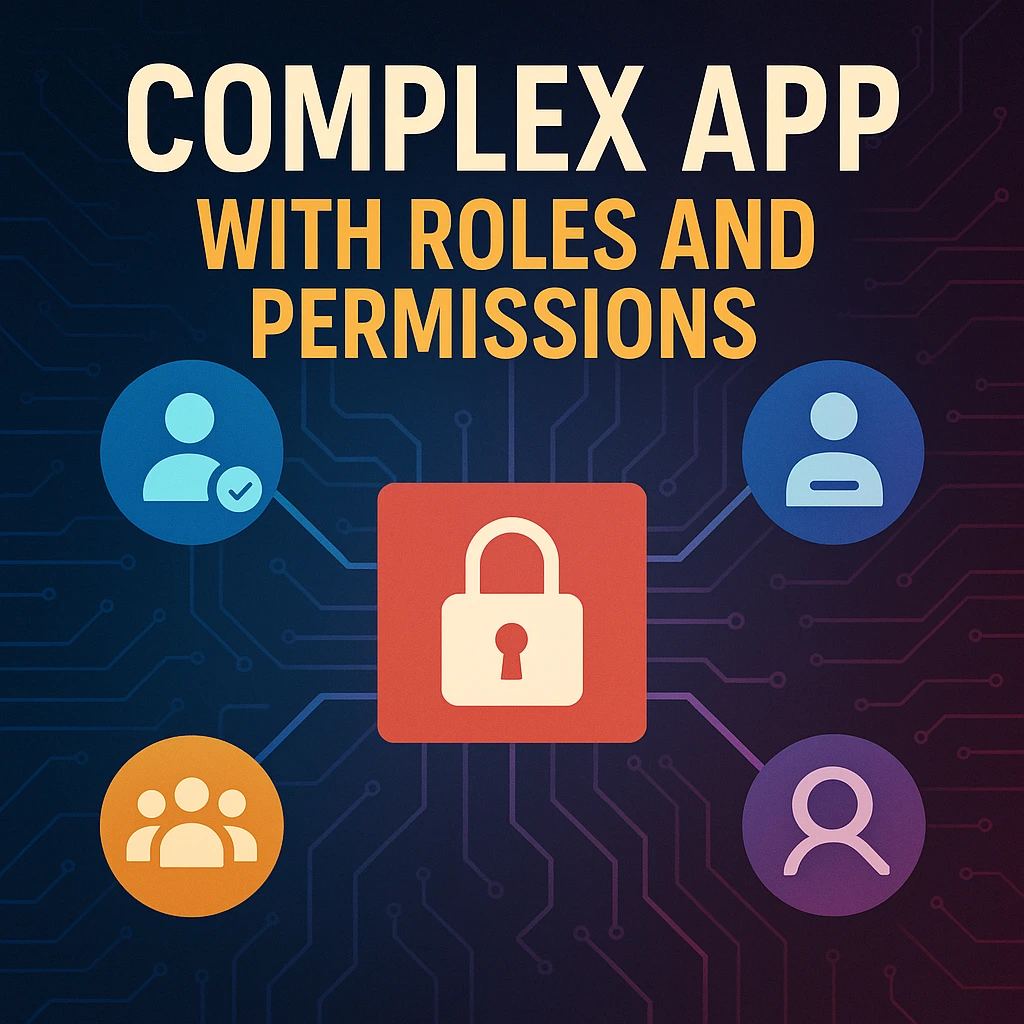 App with roles and permissions